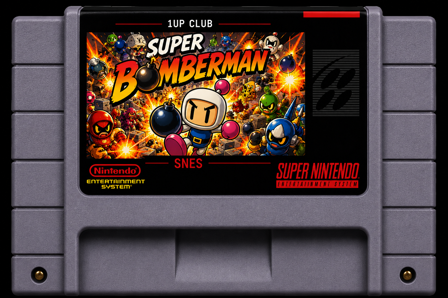 Super Bomberman SNES cartridge